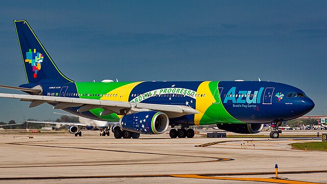 Azul leases Airbus A330-200 from Avolon 